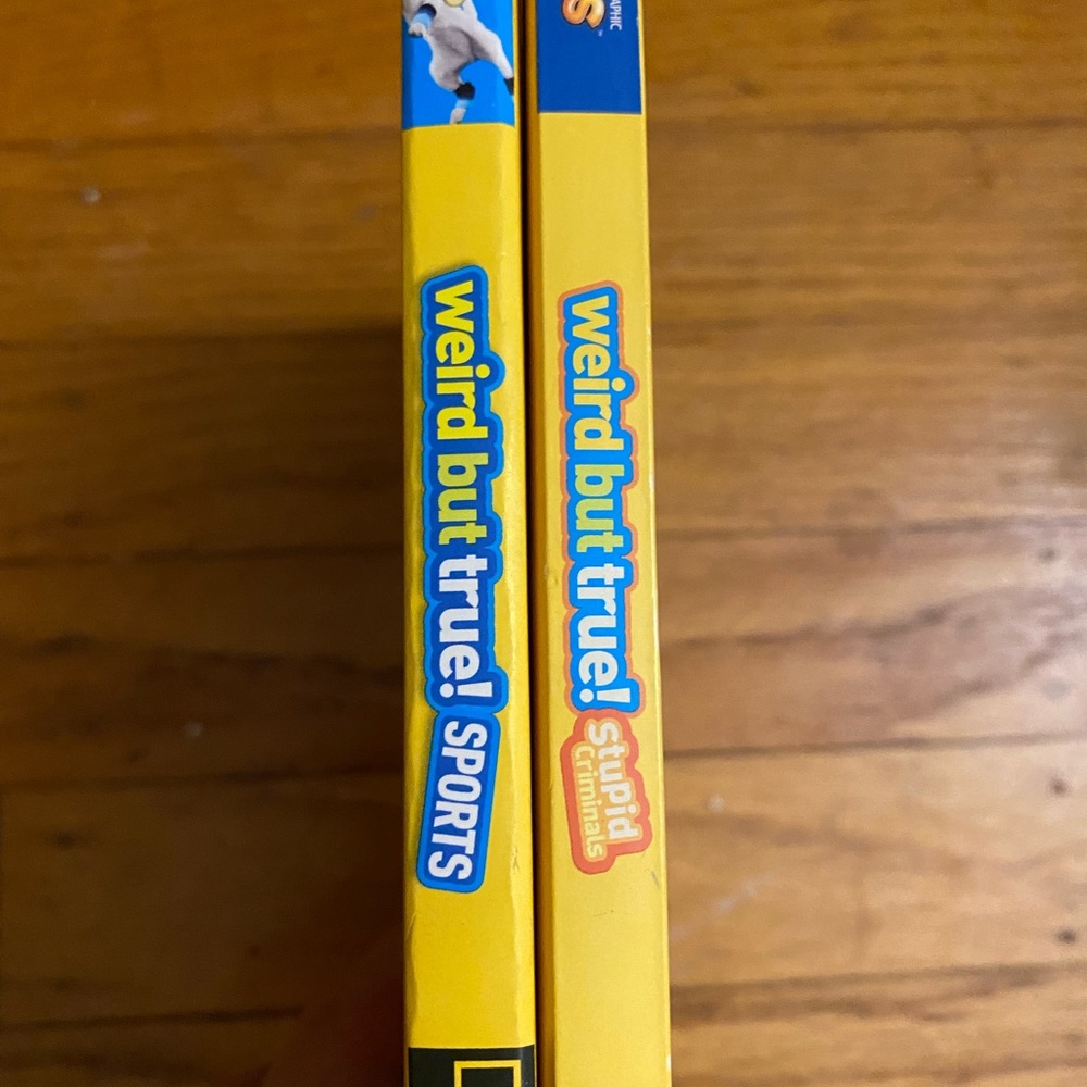 Two National Geographic Kids Weird but true! Books